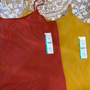 Time and Tru Scoop Neck Cami Set of 2 |XLarge|